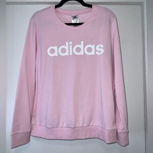 Pink adidas sweatshirt